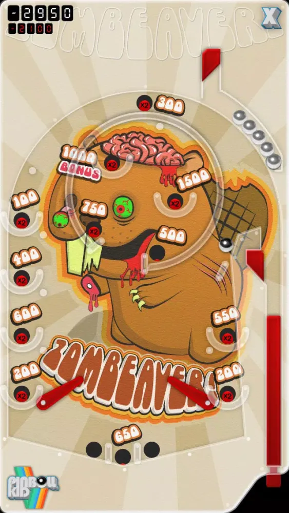 ภาพหน้าจอของ Pinball Kid