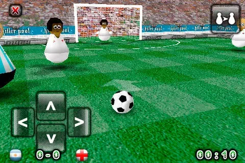 Capturas de tela do Touch Soccer 3D