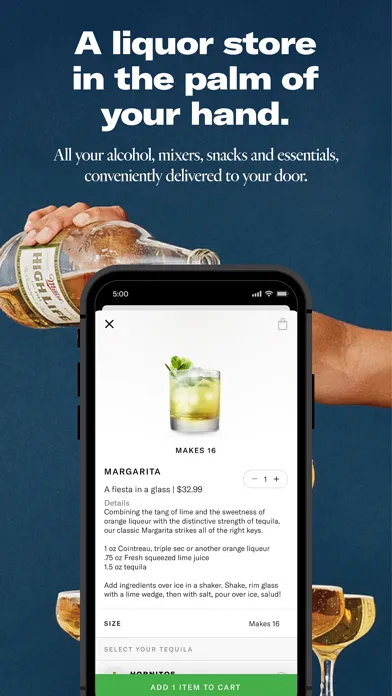 Saucey: Alcohol Delivery Screenshots