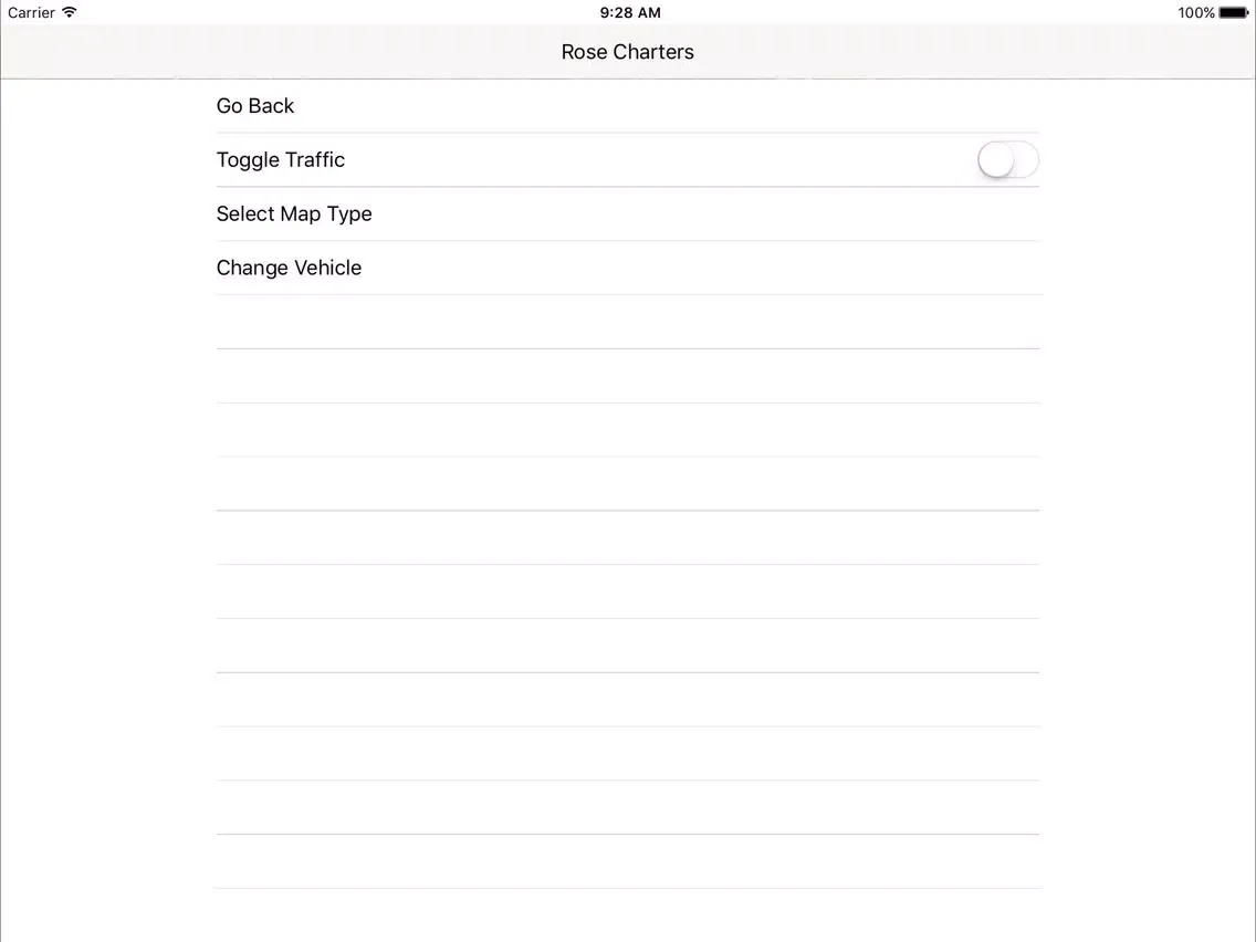 Capturas de tela do Rose Charters iPad 