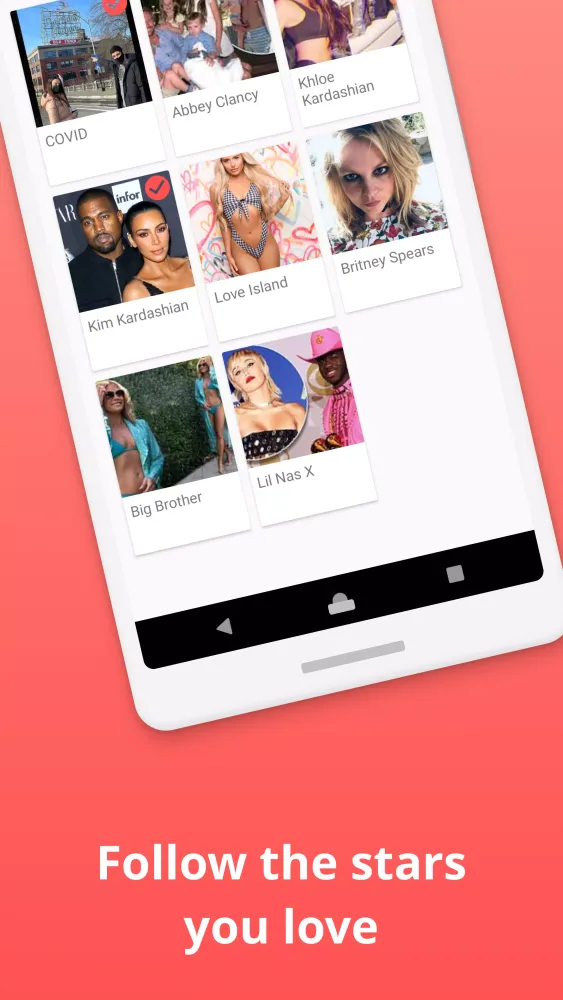 ภาพหน้าจอของ Celeb Gossip News & Photos