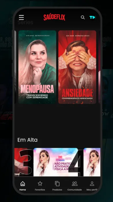 Скриншоты SaúdeFlix
