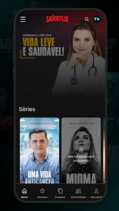 Скриншоты SaúdeFlix