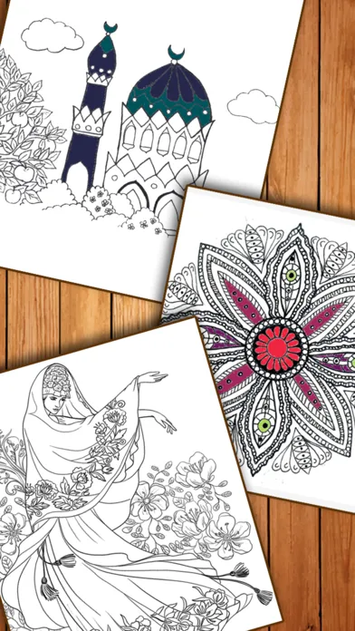 ภาพหน้าจอของ رسماتي العاب تلوين رسم للكبار