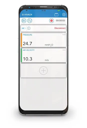 Si-HVACR Measurement MobileApp Screenshots