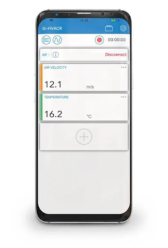 Si-HVACR Measurement MobileApp Screenshots