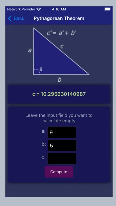Capturas de tela do Area and Volume Calc lite