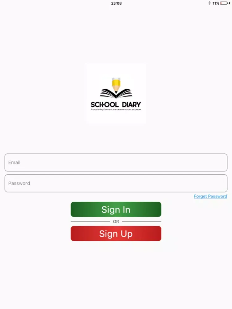 Zrzuty ekranu School Diary Parent App iPad 