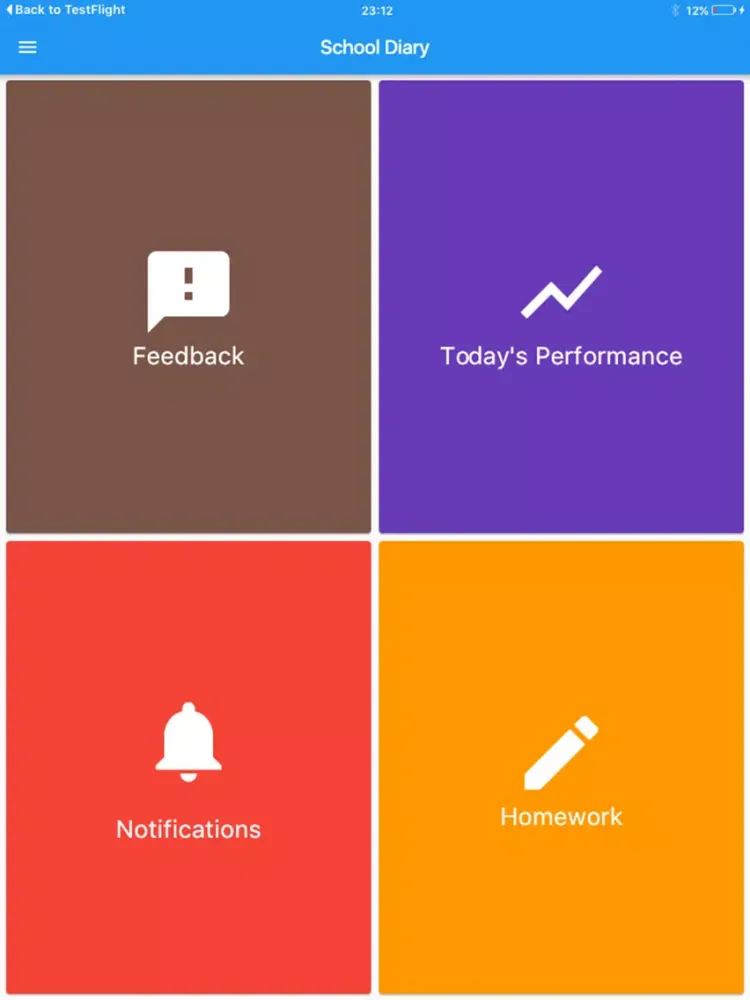 Zrzuty ekranu School Diary Parent App iPad 