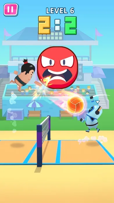 Capturas de pantalla de Sausage Volleyball