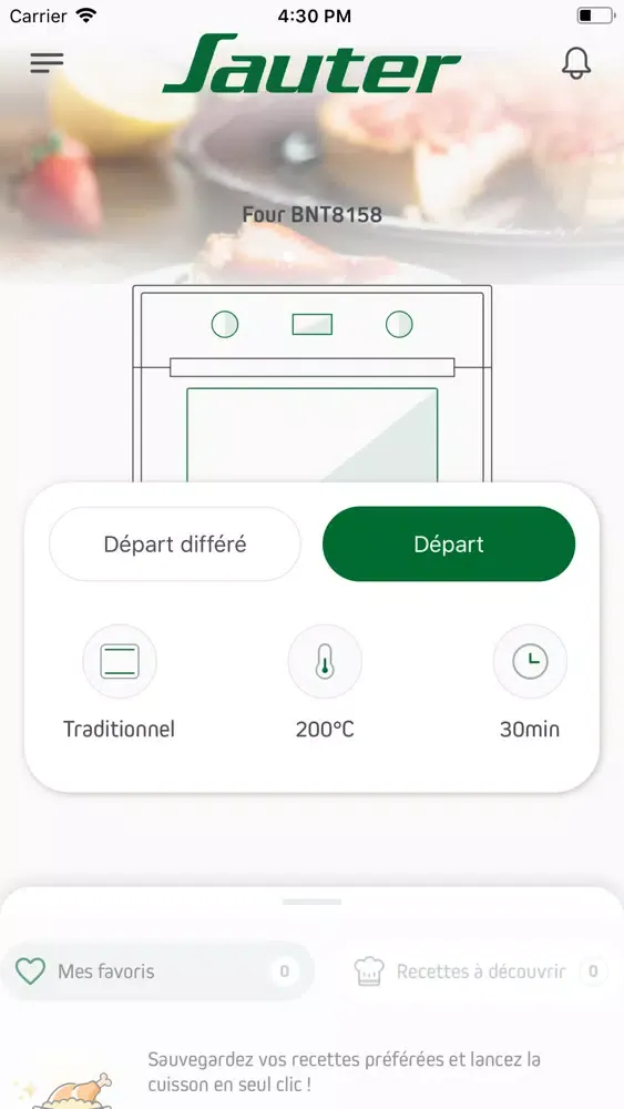 ภาพหน้าจอของ Sauter Smart Control