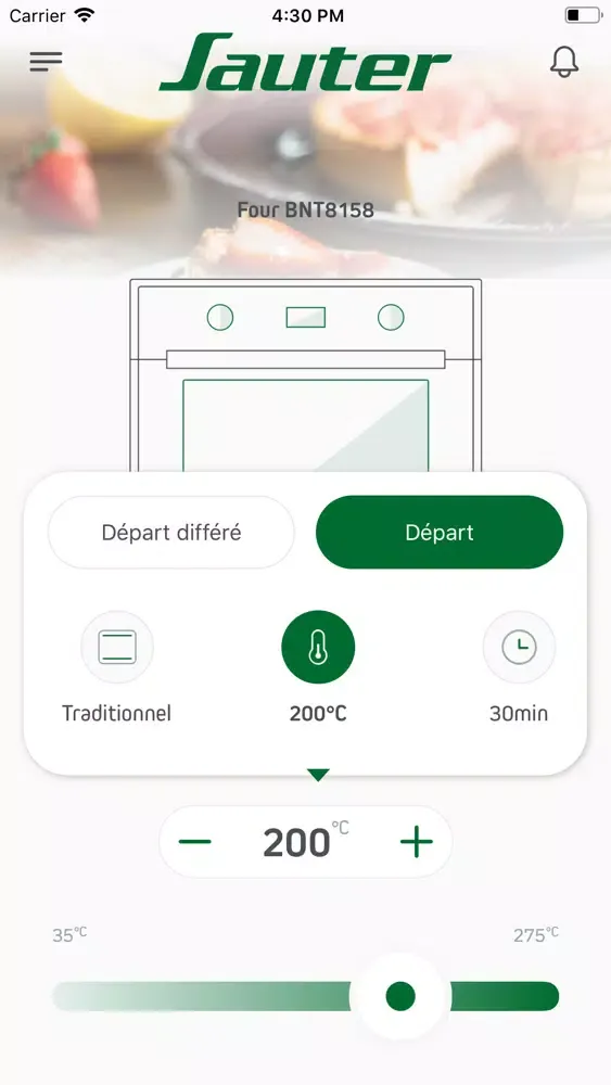 ภาพหน้าจอของ Sauter Smart Control