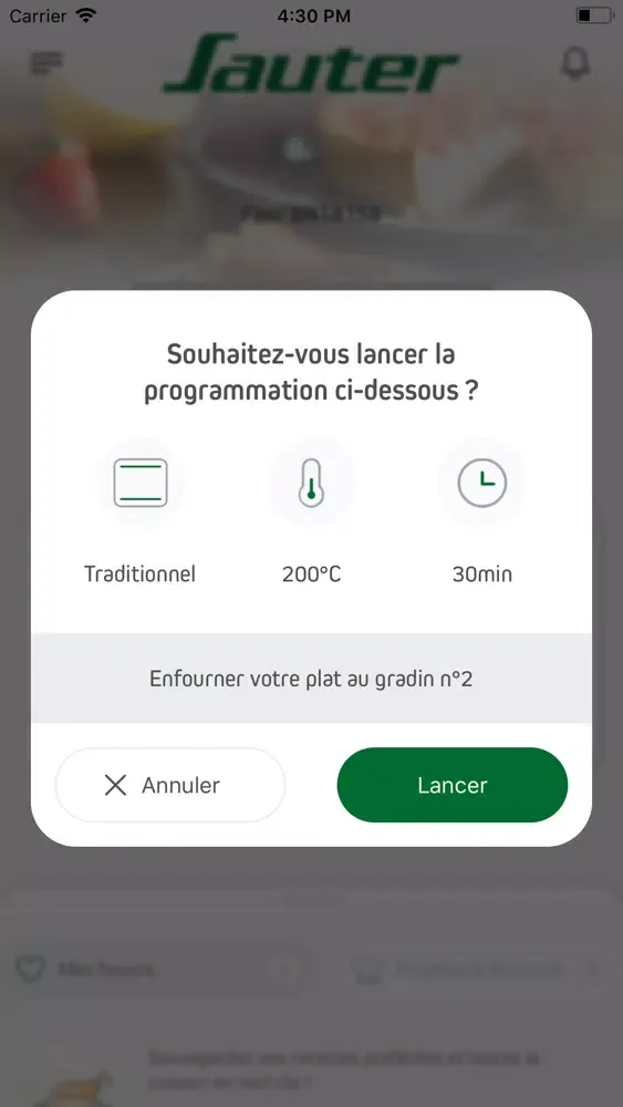 ภาพหน้าจอของ Sauter Smart Control