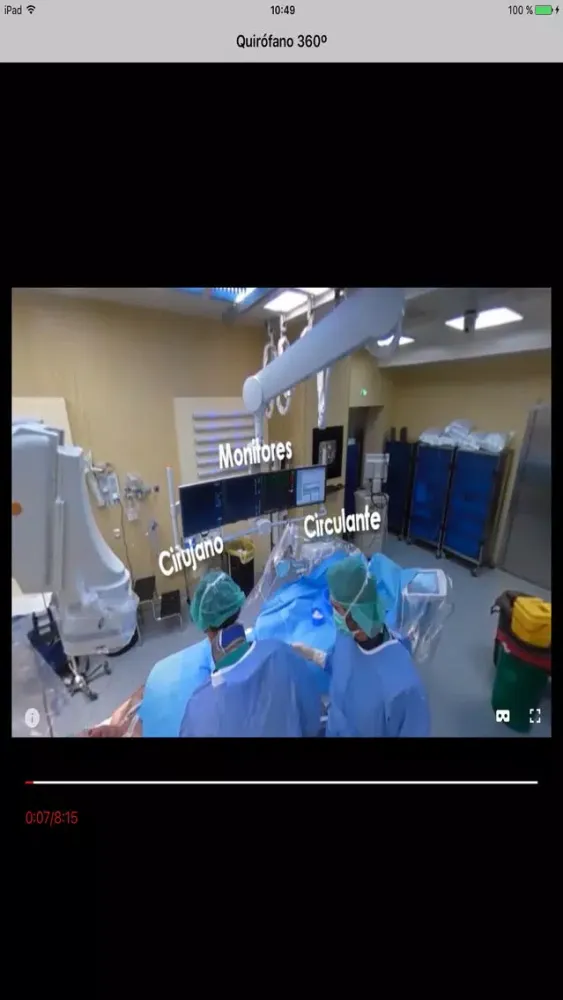 Zrzuty ekranu Quirófano 360º