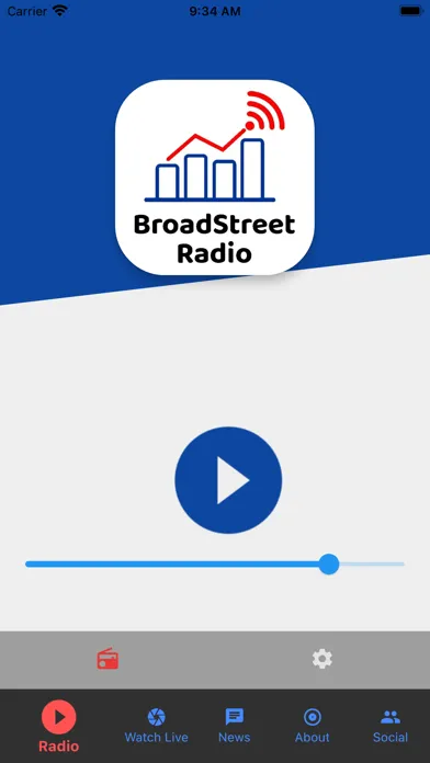 Zrzuty ekranu Broadstreet Radio