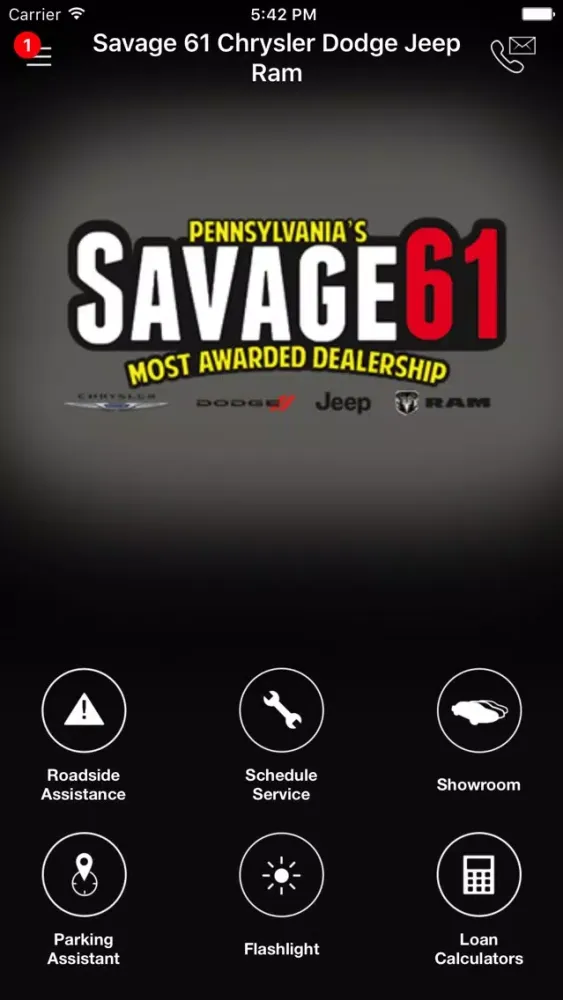 Savage 61 DealerApp Screenshots