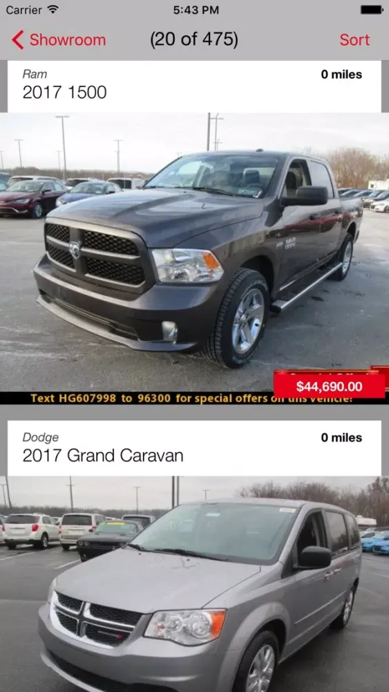 Savage 61 DealerApp Screenshots