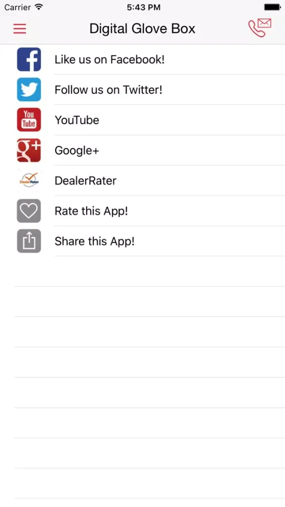 Savage 61 DealerApp Screenshots