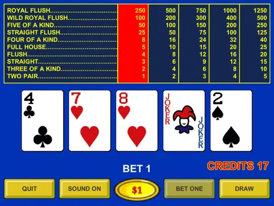 صور Double Joker Poker iPad 
