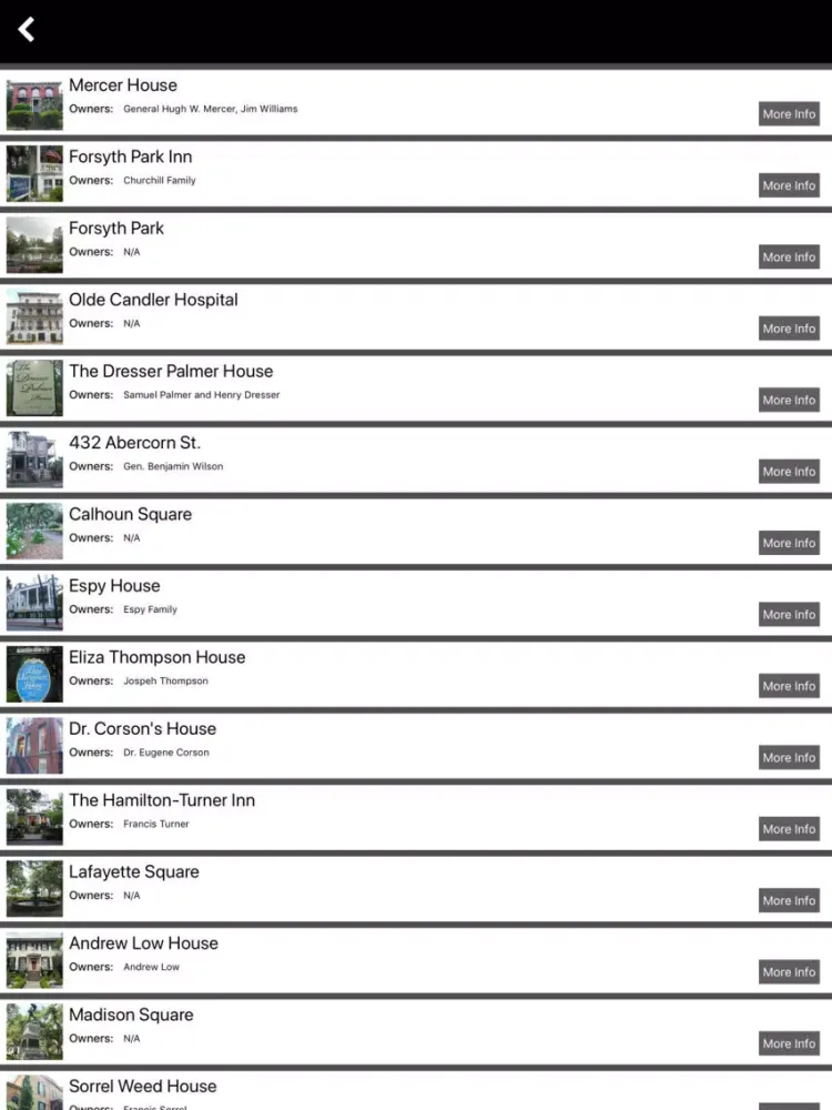 Savannah Ghost Map iPad 应用截图