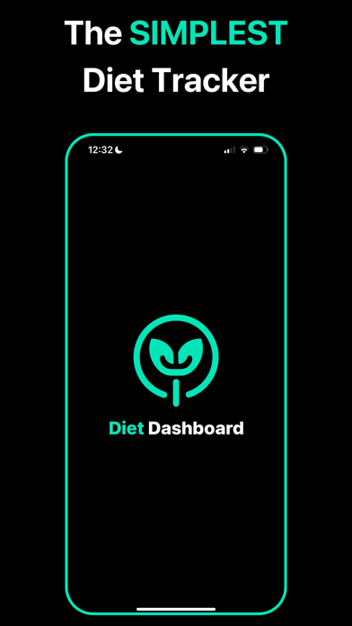 Tangkapan skrin Diet Dashboard: Calorie Logger