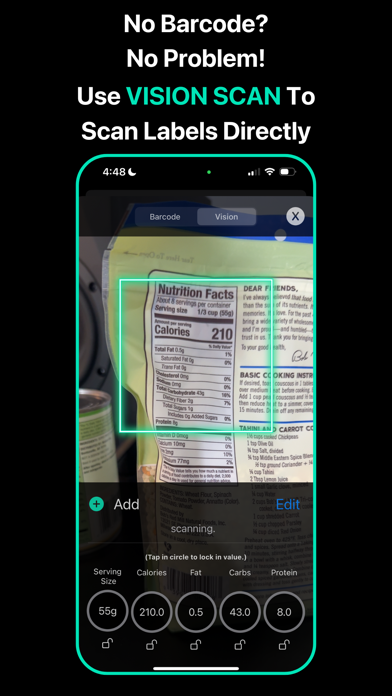 Tangkapan skrin Diet Dashboard: Calorie Logger