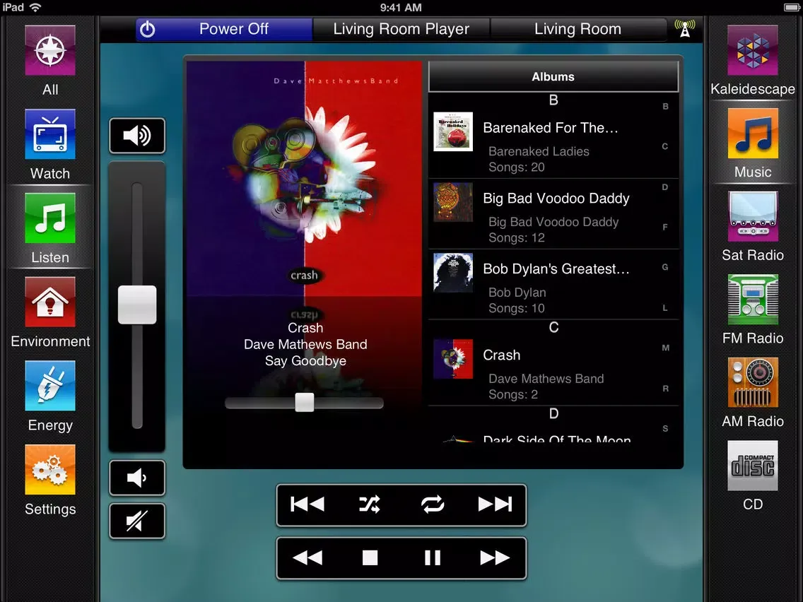 Savant TrueControl iPad  Screenshots