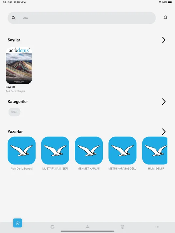 Captures d'écran de Açıkdeniz Dergisi iPad 