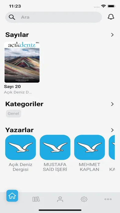 Captures d'écran de Açıkdeniz Dergisi