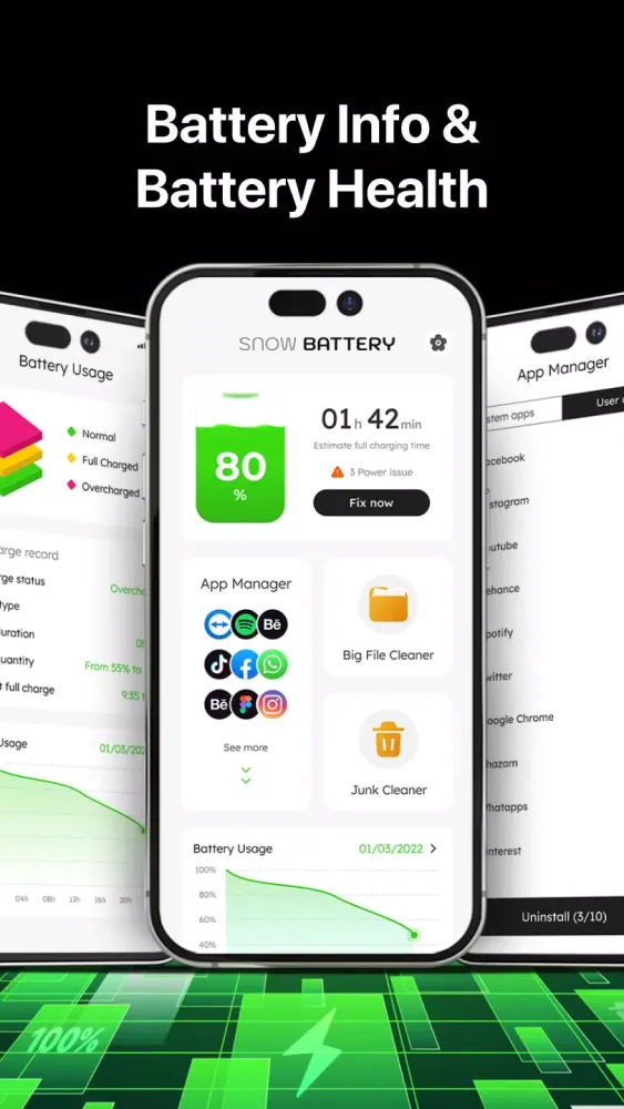 Screenshot di Battery Health - Snow Battery