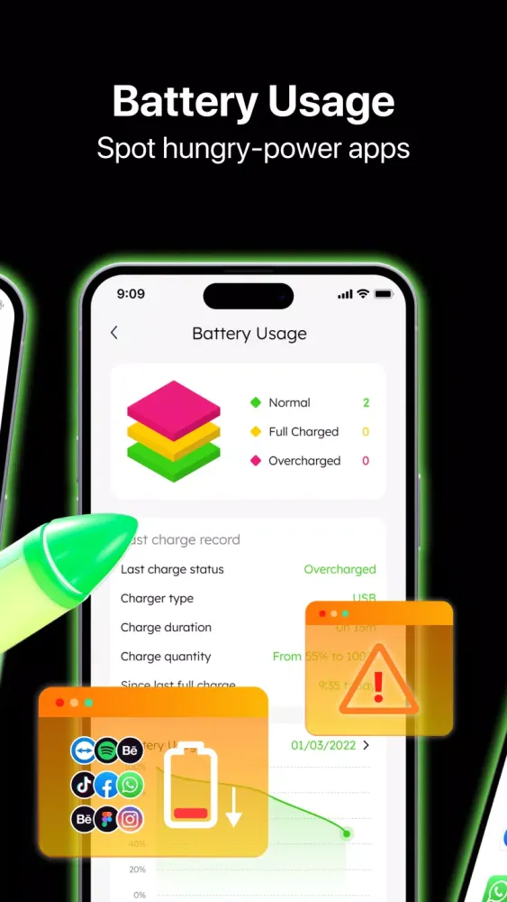 Screenshot di Battery Health - Snow Battery