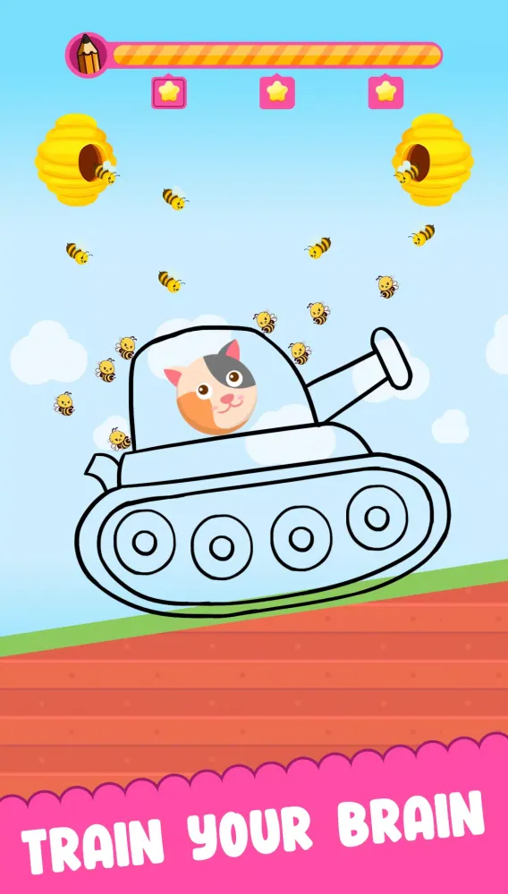 Screenshot di Doge Save - Dog and Bee Puzzle