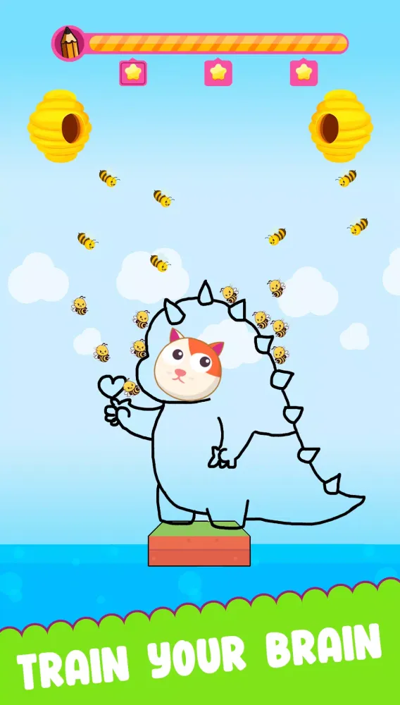 Screenshot di Doge Save - Dog and Bee Puzzle