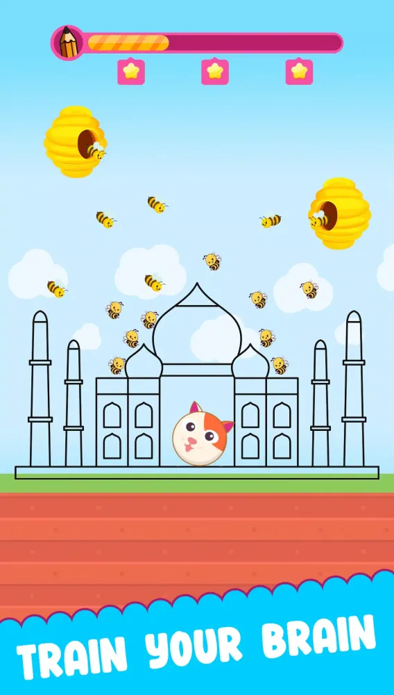 Screenshot di Doge Save - Dog and Bee Puzzle