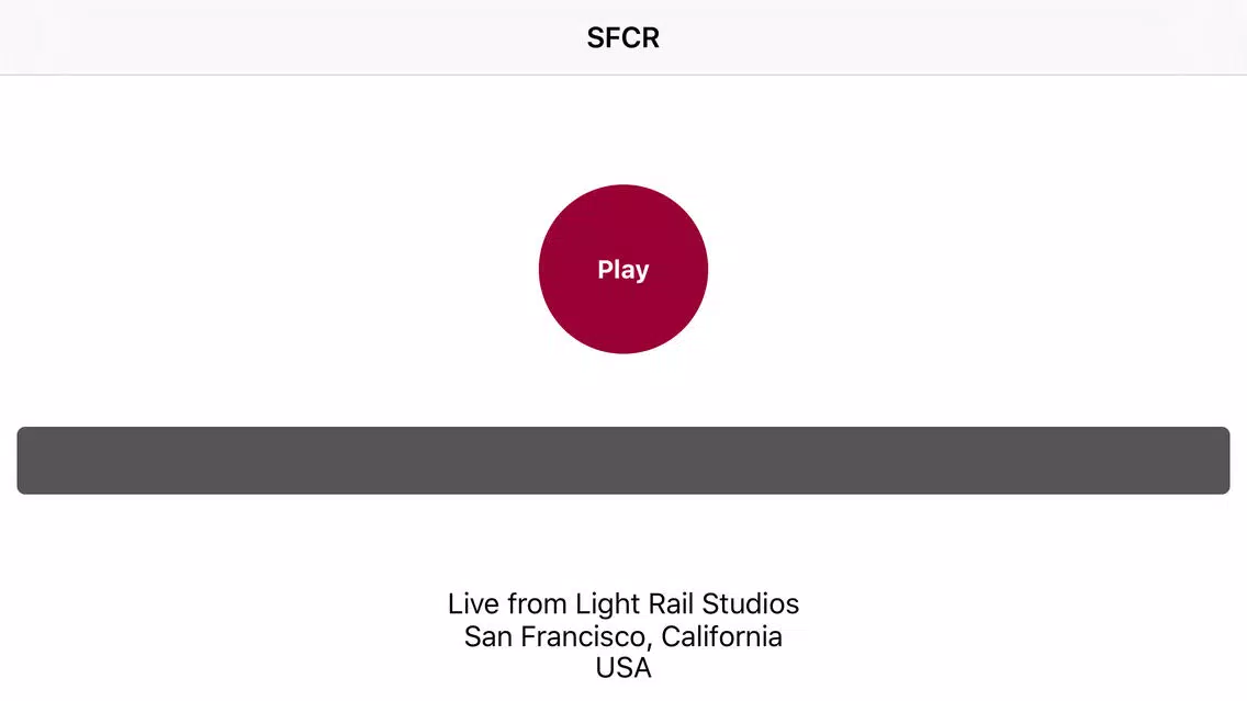 Capturas de pantalla de SFCR - San Francisco Community Radio