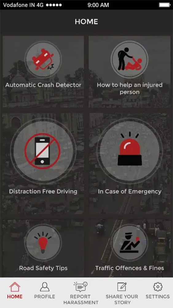 Captures d'écran de Vodafone-SaveLIFE Road Safe