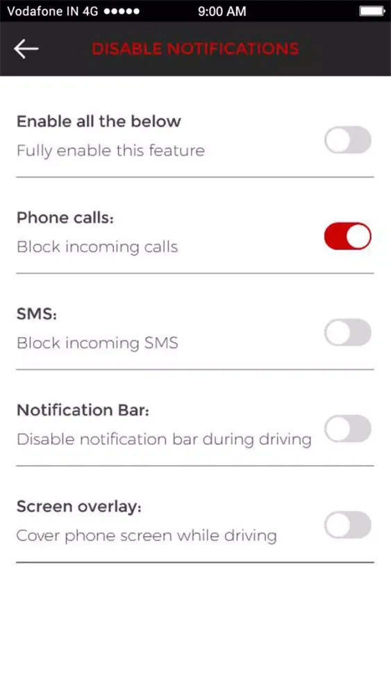 Captures d'écran de Vodafone-SaveLIFE Road Safe