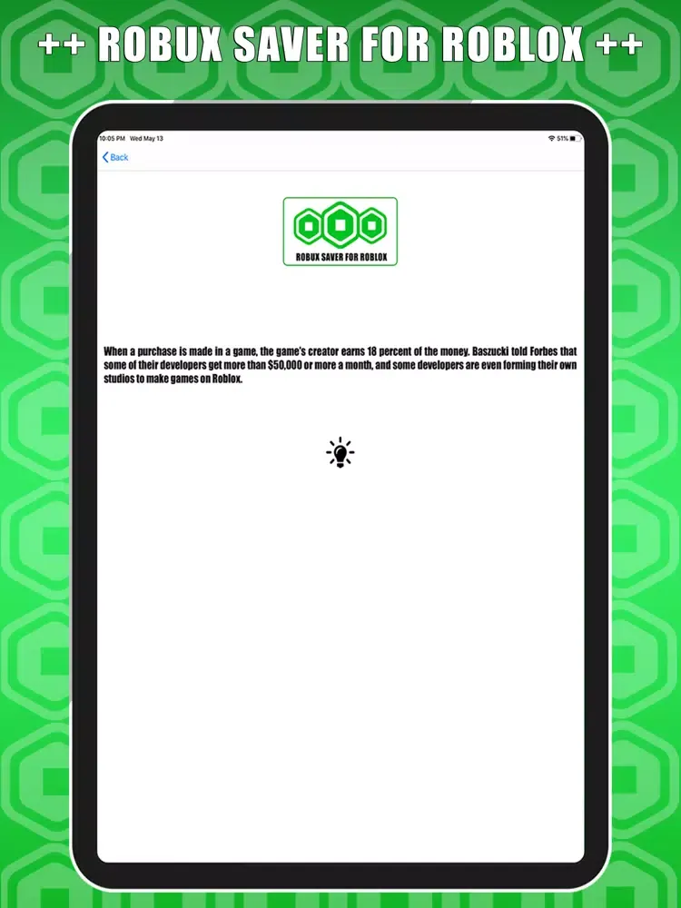 Capturas de pantalla de RBX Saver & Calcul For Roblox iPad 