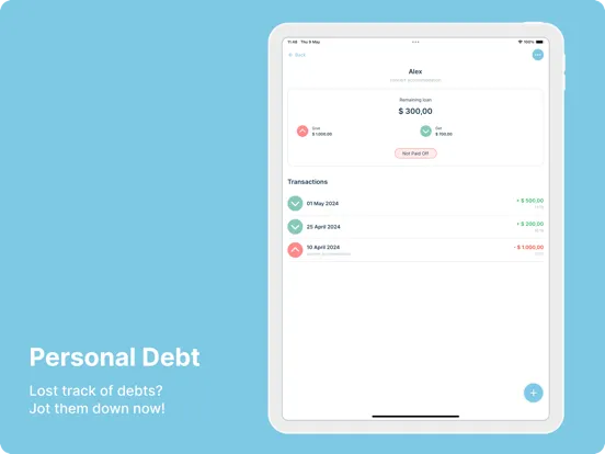 Saving Diary - Expense Tracker iPad  スクリーンショット