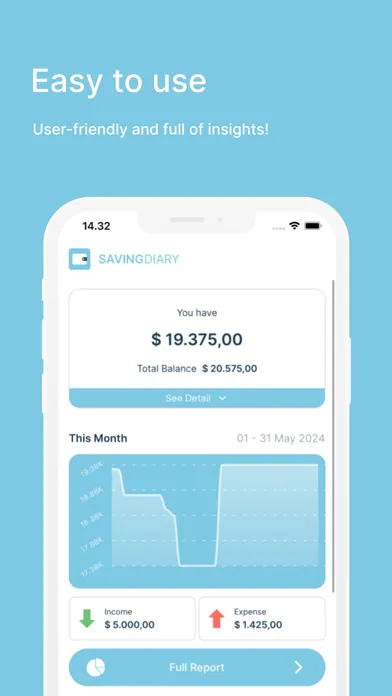 Saving Diary - Expense Tracker スクリーンショット