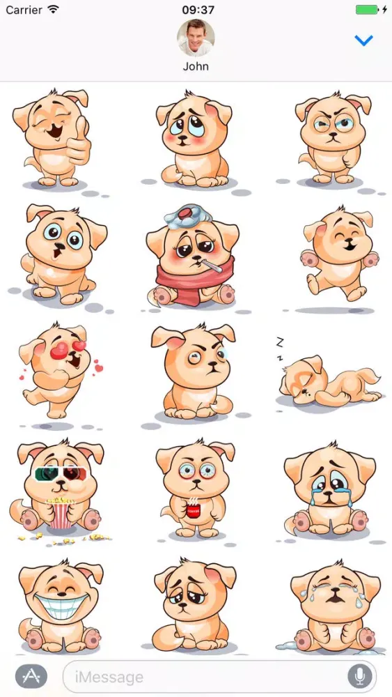Dog - Stickers for iMessage Screenshots