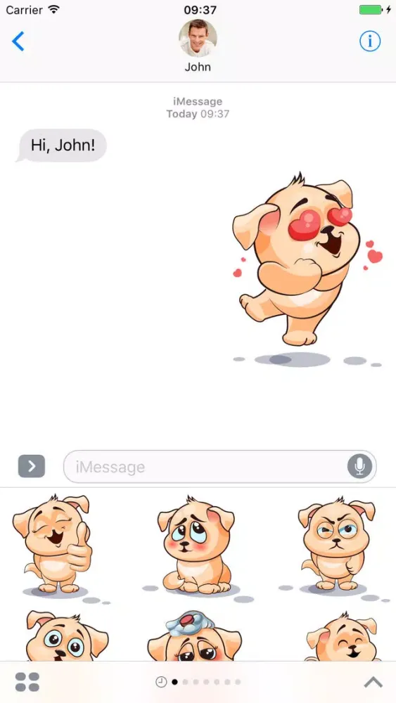 Dog - Stickers for iMessage Screenshots