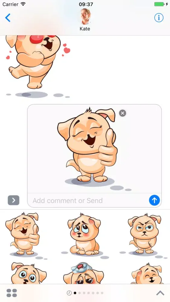 Dog - Stickers for iMessage Screenshots