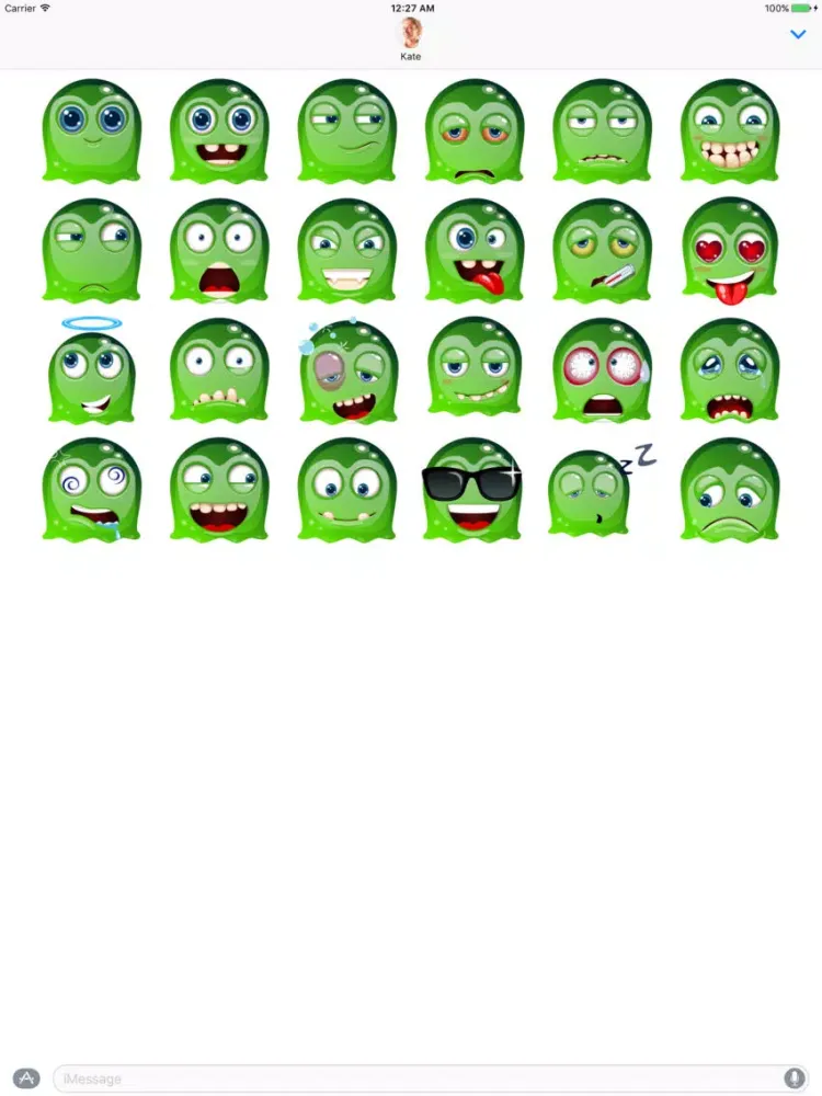 Capturas de tela do Ghost - Stickers for iMessage iPad 