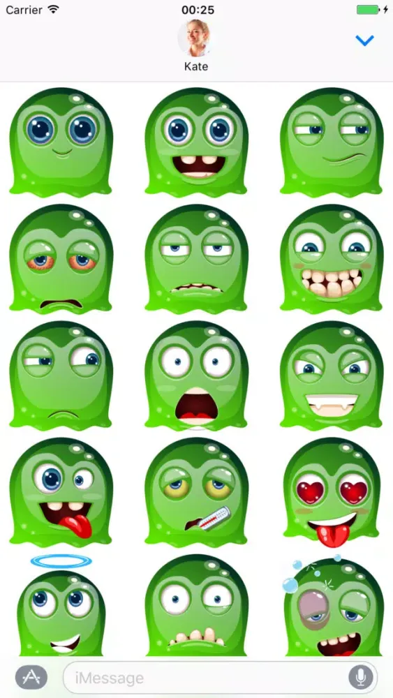 Capturas de tela do Ghost - Stickers for iMessage