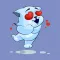 White Cat - Stickers for iMessage