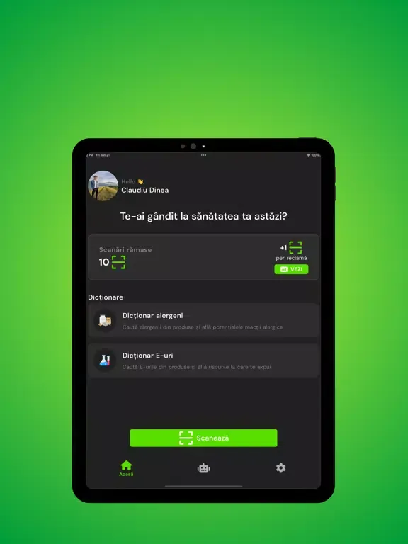 NutriSmart: Food Scanner iPad  Ekran Görüntüleri