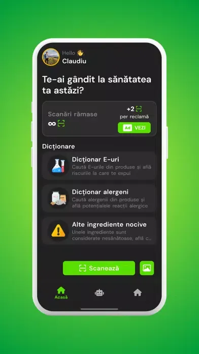NutriSmart: Food Scanner Ekran Görüntüleri