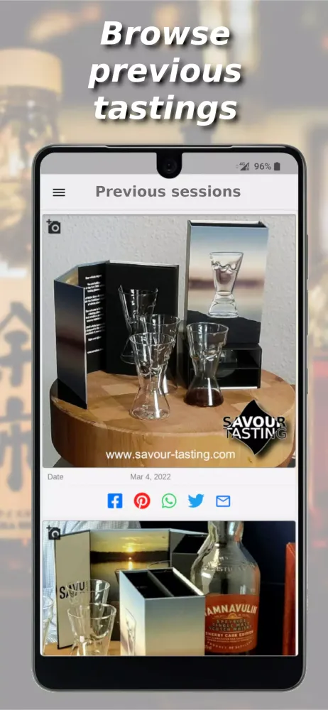 Tangkapan layar Savour Tasting