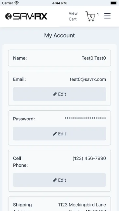 Sav-Rx Screenshots